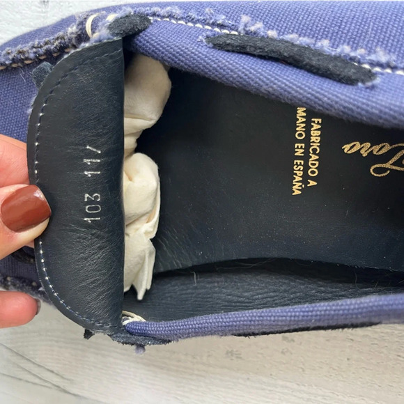 Del Toro Navy Blue Loafers Size 11 - Picture 10 of 10